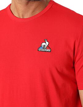 Camiseta Le Coq Sportif Ess Hombre Rojo