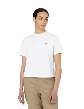 Camiseta Dickies Oakport Boxy Mujer Blanco