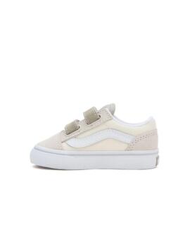 Zapatillas Vans Old Skool V Niño Beige