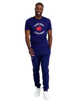 Camiseta Le Coq Sportif France Rugby Fanwear Hombre Marino