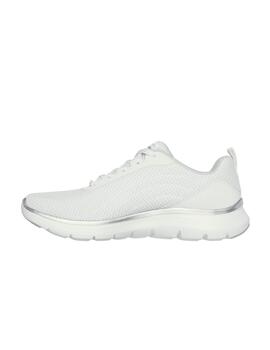 zapatilla Skechers Flex Appeal 5.0 Mujer Blanco