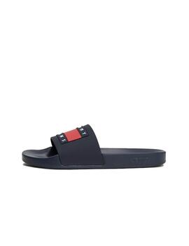 Chanclas Tommy Jeans Pool ESS Hombre Azul