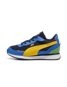 Zapatillas Puma Road Rider Lth Hombre Azul