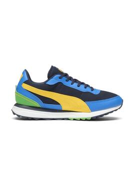 Zapatillas Puma Road Rider Lth Hombre Azul