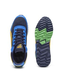 Zapatillas Puma Road Rider Lth Hombre Azul