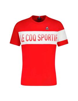 Camiseta Le Coq Sportif Bat Essential Hombre Rojo