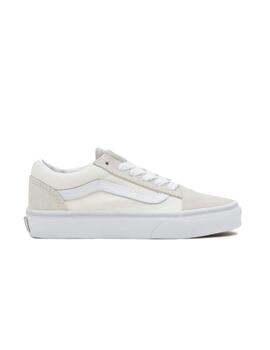 Zapatillas Vans Old Skool JR Natural Block Multi/true Blanco