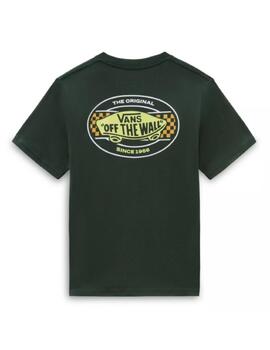 Camiseta Vans Wayrace Junior Verde