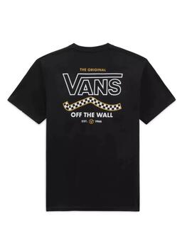 Camiseta  Vans Lockit-B Junior Negra