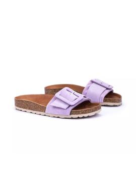 Sandalias Verbenas Reiko Velour Mujer Lila