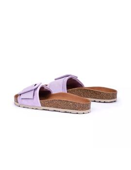 Sandalias Verbenas Reiko Velour Mujer Lila