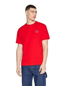 Camiseta Tommy Hilfiger Hombre Rojo