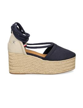 Sandalias Tommy Closed Toe Line Mujer Azul