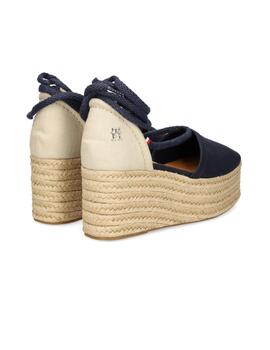 Sandalias Tommy Closed Toe Line Mujer Azul