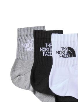 Calcetines TNF Pack Multisport Cushion Unisex Negro