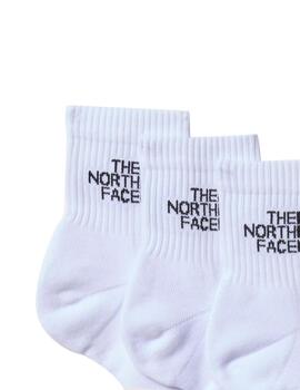 Calcetines TNF Pack Multisport Cushion Unisex Blanco