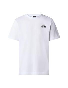 Camiseta TNF Red Box Hombre Blanco