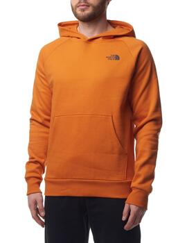 Sudadera TNF Red Box Hombre Naranja