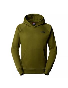 Sudadera TNF Red Box Hombre Verde