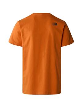 Camiseta TNF Never Stop Exploring Hombre Naranja