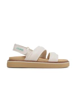 Sandalia Hoff Road Off White Mujer Blanco