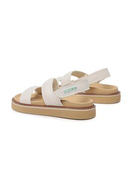 Sandalia Hoff Road Off White Mujer Blanco