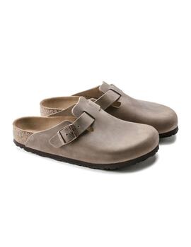 Zueco Birkenstock Boston Mujer Marrón