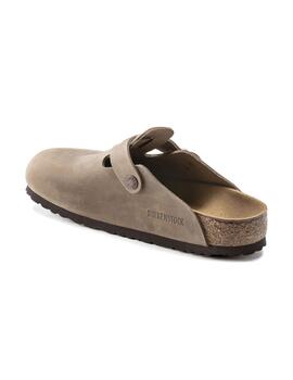 Zueco Birkenstock Boston Mujer Marrón