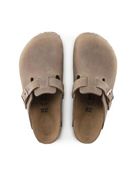 Zueco Birkenstock Boston Mujer Marrón