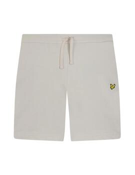 Pantalón Corto Lyle & Scott Sweat Hombre Beige