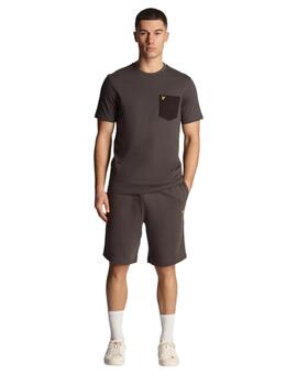 Pantalón Corto Lyle & Scott Sweat Hombre Marrón