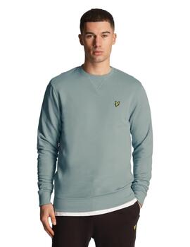 Sudadera Lyle&Scott Crew Neck Hombre Azul