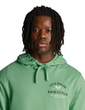 Sudadera Lyle & Scott Racquet Club Graphic Hombre Verde