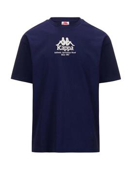 Camiseta Kappa Authentic Gastor Hombre Marino