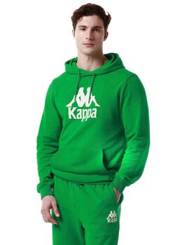 Sudadera Kappa Authentic Malmo Hombre Verde