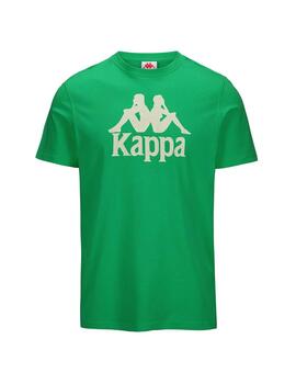 Camiseta Kappa Authentic Estessi Hombre Verde