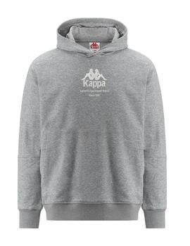 Sudadera Kappa Authentic Giano Hombre Gris