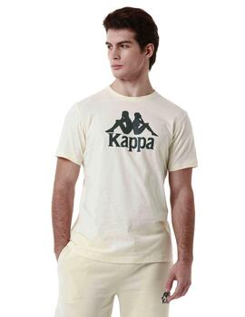 Camiseta Kappa Authentic Estessi Hombre Beige