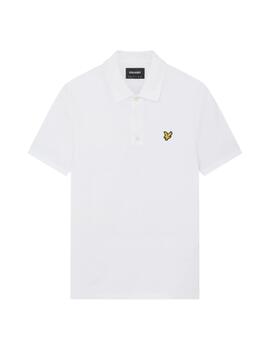 Polo Lyle & Scott Plain Hombre Blanco