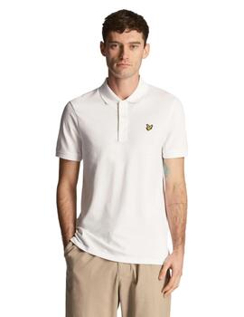 Polo Lyle & Scott Plain Hombre Blanco