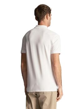 Polo Lyle & Scott Plain Hombre Blanco