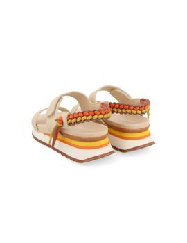 Sandalias Gioseppo Austell Mujer Beige