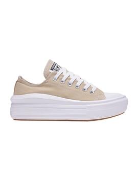 Zapatillas Converse Move Ox Nutty Mujer Beige