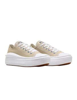 Zapatillas Converse Move Ox Nutty Mujer Beige