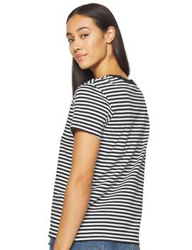 Camiseta Levis Raita Stripe Caviar Mujer