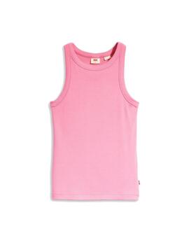 Camiseta Levis Dreamy Tank Tameless Mujer Rosa