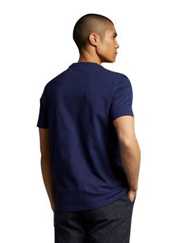 Camiseta Lyle & Scott Plain Dark Navy Hombre Marino