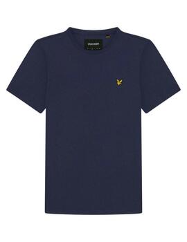 Camiseta Lyle & Scott Plain Dark Navy Hombre Marino