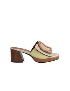 Sandalia Noa Harmon Flora Taupe Mujer Beige