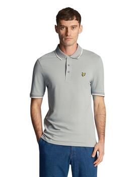 Polo Lyle & Scott Tipped Blue Hombre